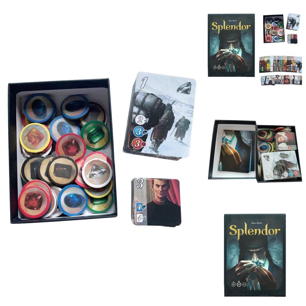 Splendor Настольная игра Полная английская мини-версия Захватывающая для вечеринки и семьи Игральные карты
