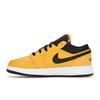 Air Jordan 1 Low GS University Gold Black Kids Sneakers White 553560-700