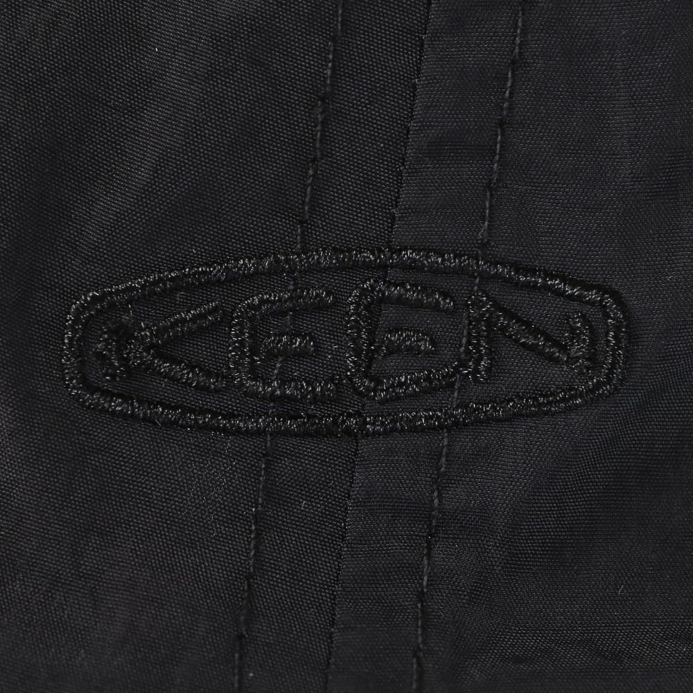 Кепка БАНДЖИ С ЛОГОТИПОМ, НЕЙЛОНОВАЯ, свободный размер [Keen] ЧЕРНЫЙ/ЧЕРНЫЙ