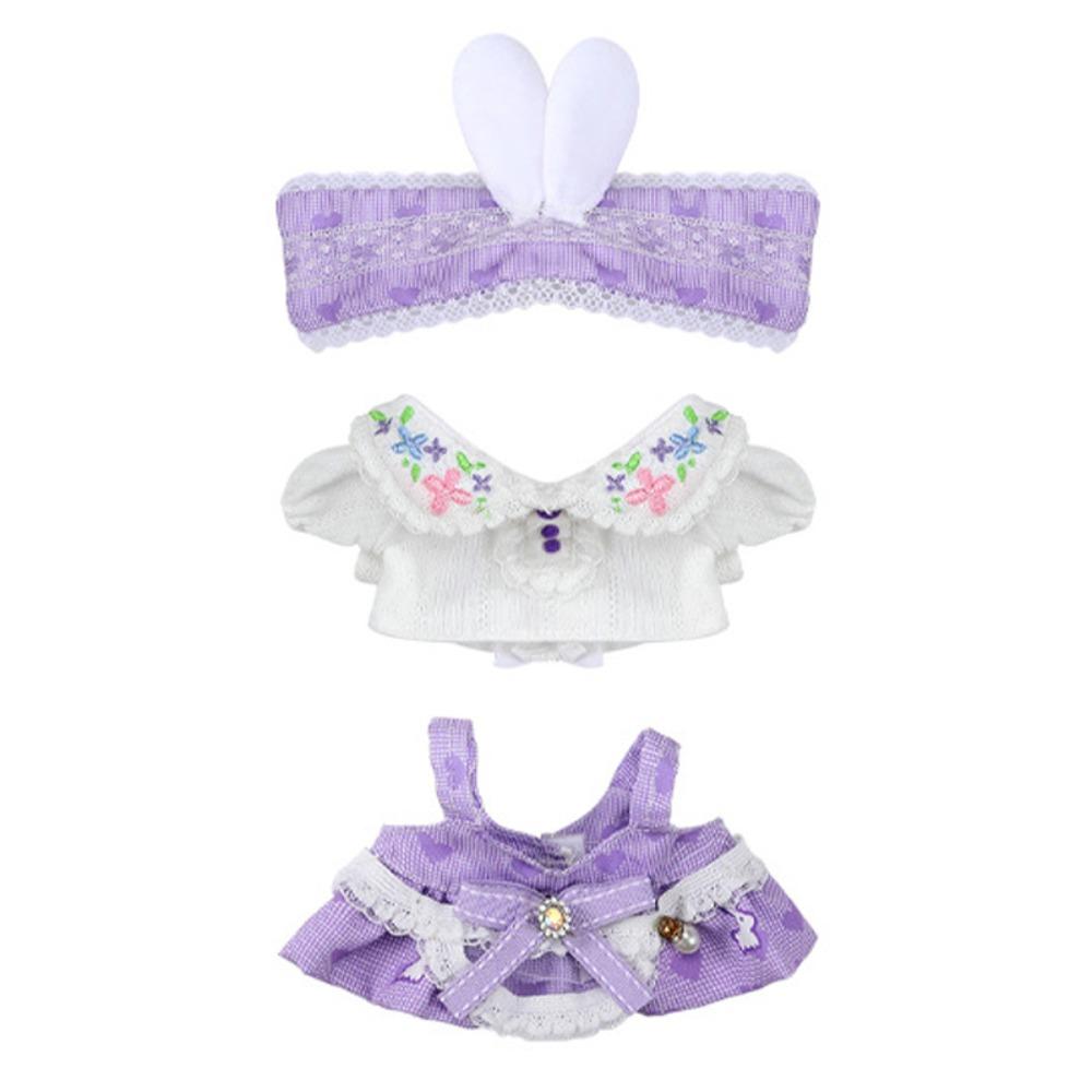 1 комплект Платье принцессы 20 см Одежда для хлопковой куклы Мода Одежда для куклы без атрибутов 20 см Хлопковая кукла