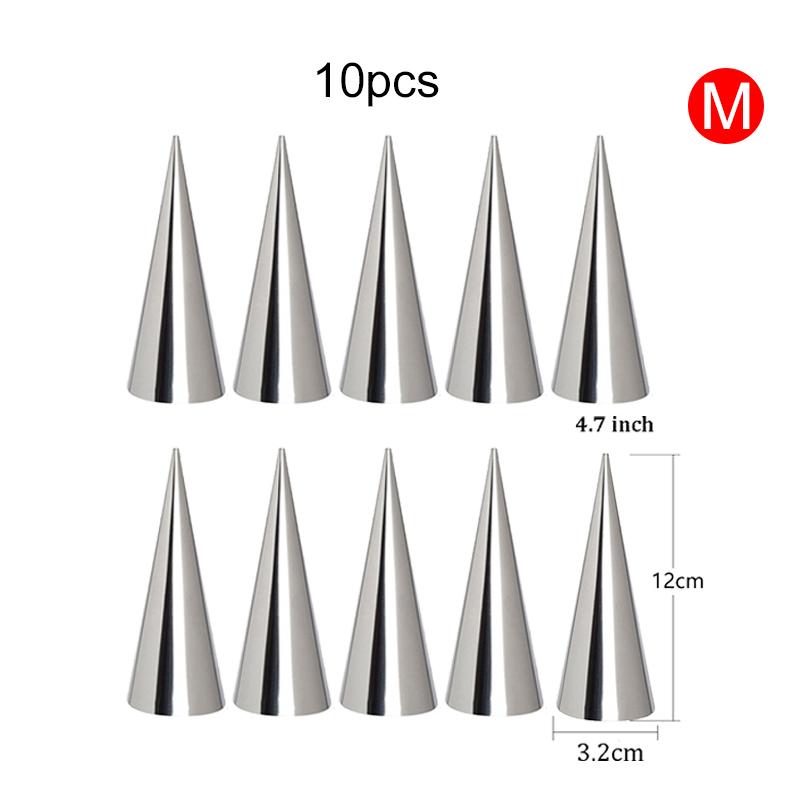 Формочки для трубочек из нержавеющей стали Кухонный десерт Прочная форма Конус Трубчатая форма Форма для выпечки Конусы Рожок Слойка TMZ