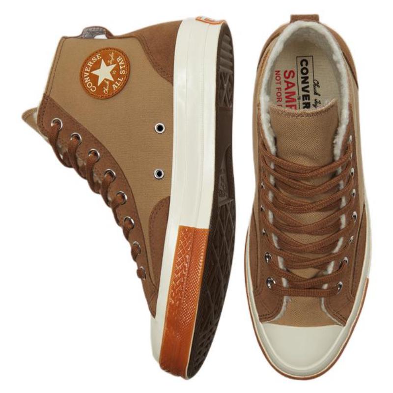 Converse Chuck Taylor All Star 1970-е Модные Универсальные Высокие Эспадрильи Унисекс Коричневые