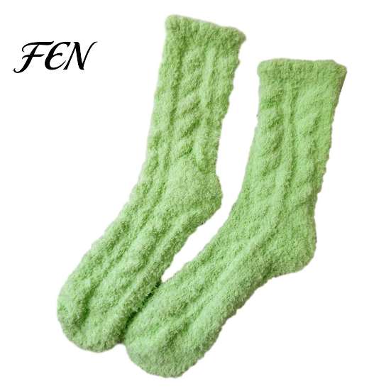Plush Velvet Home Socks Thickened for Women, Thermal Sleep Socks, Coral Fleece Warm Cozy Indoor Floor Soft House Winter Autumn Cold Weather Lining