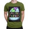 Gleb Smiling Friends Graphic Funny 100 Cotton TShirt Smiling Friends Season 2 Tees Tops For Unisex