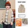 Boys' Fleece Vest Winter Clothing, Thickened and Lined, Autumn and Winter 2025 New Style, Baby Winter Warm Vest