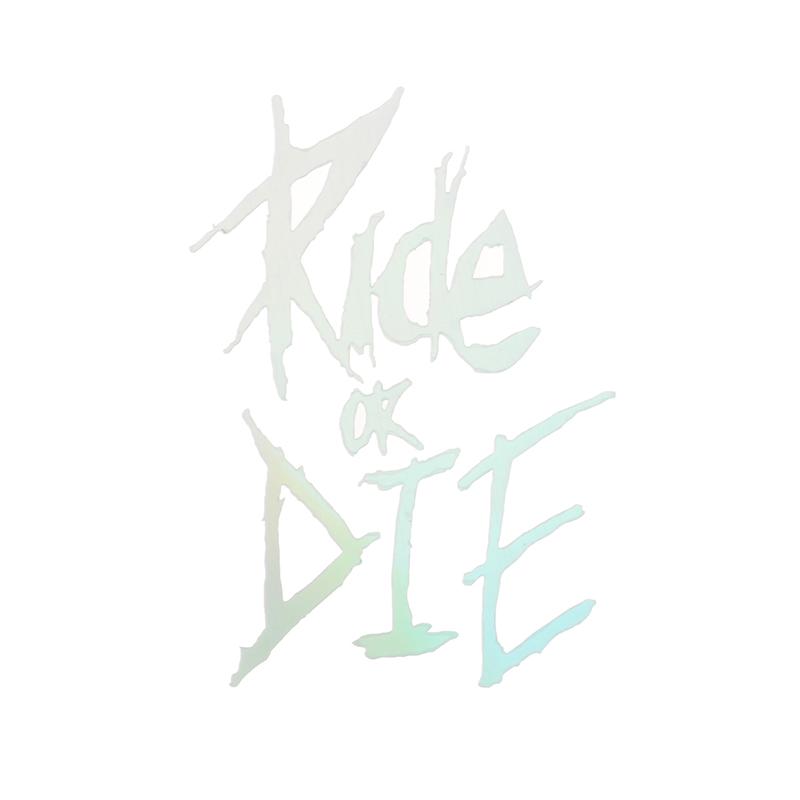 1pc Bike Frame Sticker Ride Or Die Top Tube Sticker Decorative Bicycle Decals Frame Stickers Bike Stickers Bike Decal