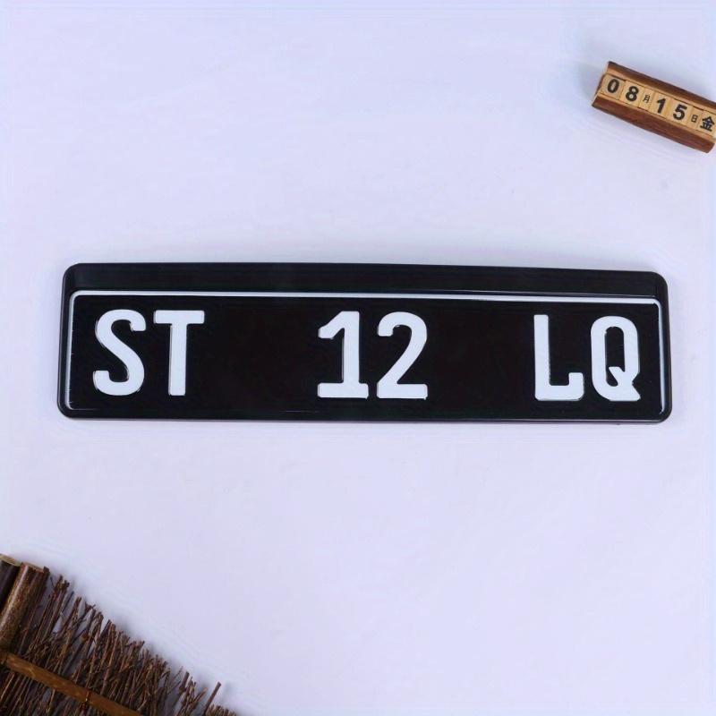 Декоративный держатель номерного знака для внешней торговли, европейский регламент, американский регламент, полуфабрикат, пустая автомобильная бирка, декоративная подвеска