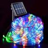 Christmas Decoration Solar LED Fairy Light String Outdoor Garden Party Wedding Terra Rope Tube Light for Tree and More