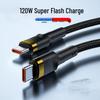 Быстрое зарядное устройство 120 Вт, двойной Type-C, для Apple 15/16, телефонов и ноутбуков Huawei, 6A