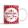 Mug - Jean-Yves - Christmas - Red - 325 Ml - Dishwasher and Microwave Safe