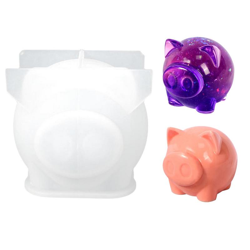 Силиконовая форма для свечей - 3D-копилка для изготовления пищевого мыла своими руками для украшения торта