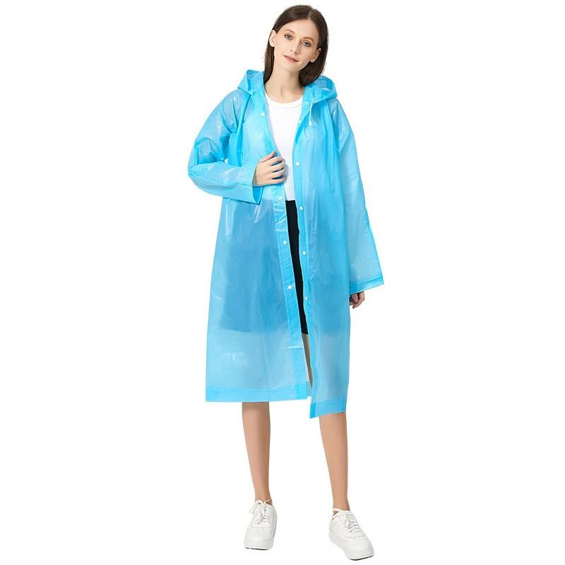 Плащ для взрослых ветрозащитный и водонепроницаемый утолщенный цельный плащ из ЭВА всего тела