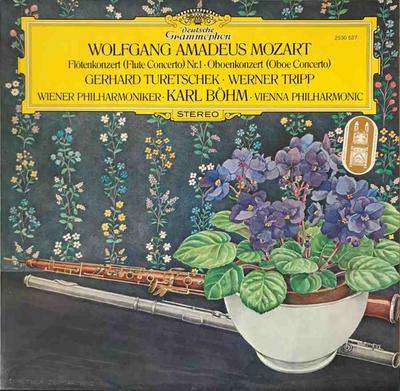 LP-пластинка ВОЛЬФГАНГ АМАДЕЙ МОЦАРТ - ГЕРХАРД Т - Концерт для флейты (Концерт для флейты) №1 2530527 Deutsche Grammo Германия Классика Б/У
