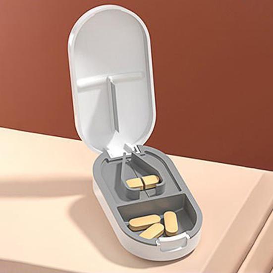 Чехол для хранения планшета с гладкими краями для пожилых людей, удобный для переноски органайзер для таблеток, коробка с резаком, разделитель для планшета, полезный, экономит место