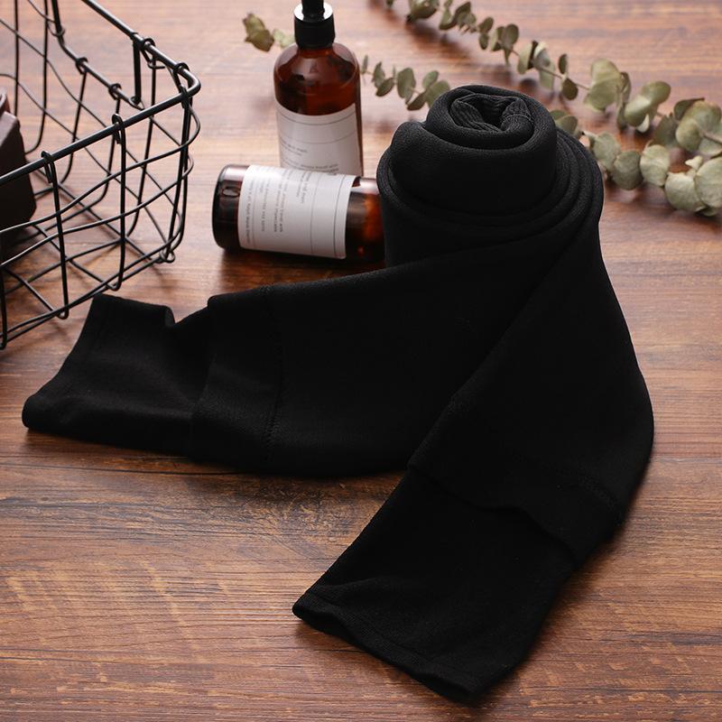 Женские осенне-зимние бархатные толстые однотонные теплые леггинсы с обнаженными ногами, артефактная верхняя одежда