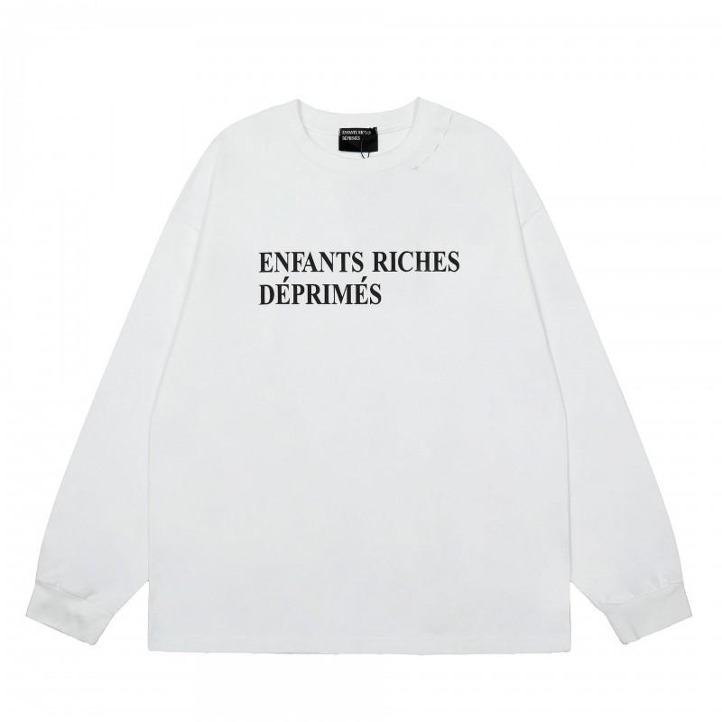 Long Sleeve T-Shirt Teen Boys Vintage Letter Print Relaxed Fit Streetwear Style 2025