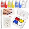 Highly Saturated Nail Art Sponge Gel 4/9/12 Color Pigment Gel for Nail  DIY Nail Art