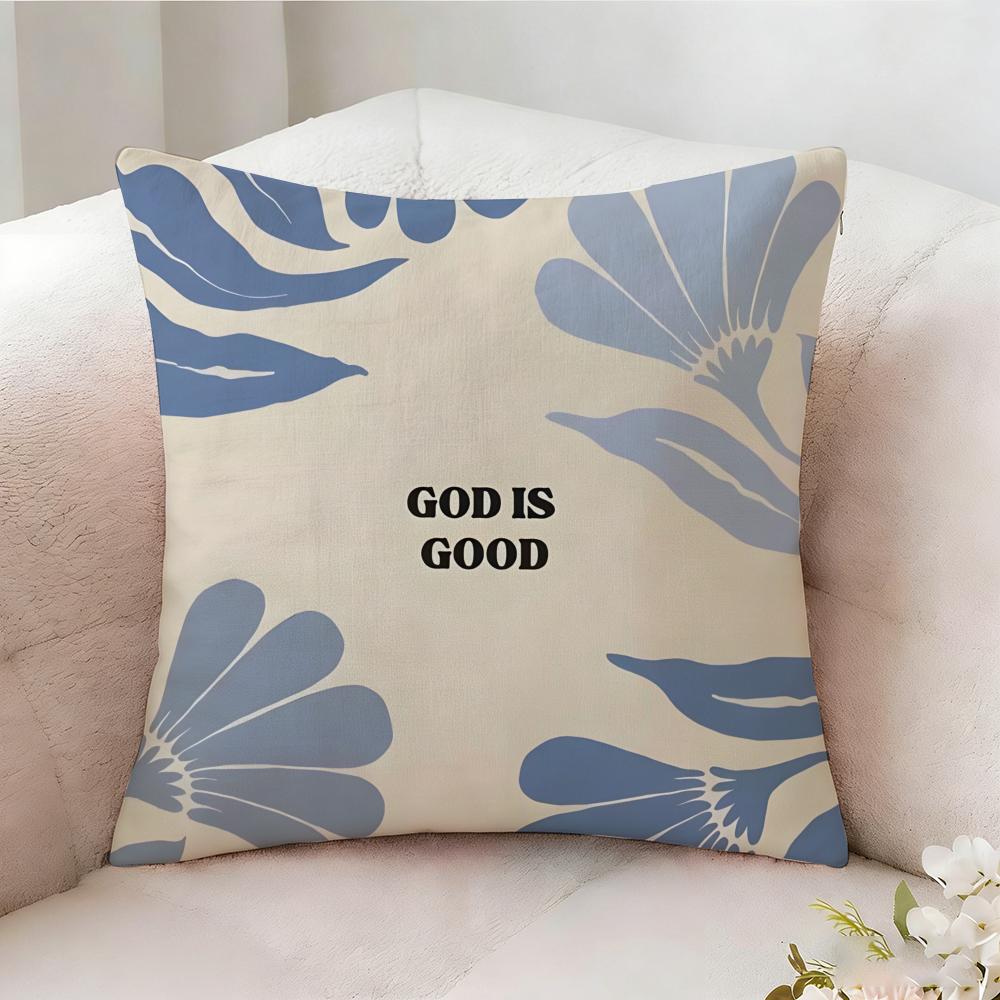 Flower Sentence Sample Motivational Pillow Case Pillowcase Doublesided Printed Sofa Cushion Bedroom Headboard Pillow