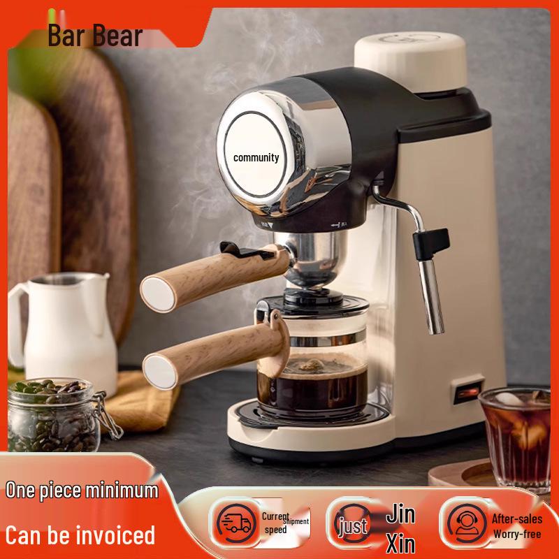 Little Bear Semi-Automatic Espresso & Coffee Maker for Home and Office