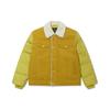 Мужская пуховая куртка Levis FW22 с воротником, пэчворк, куртки, желтая A5161-0000