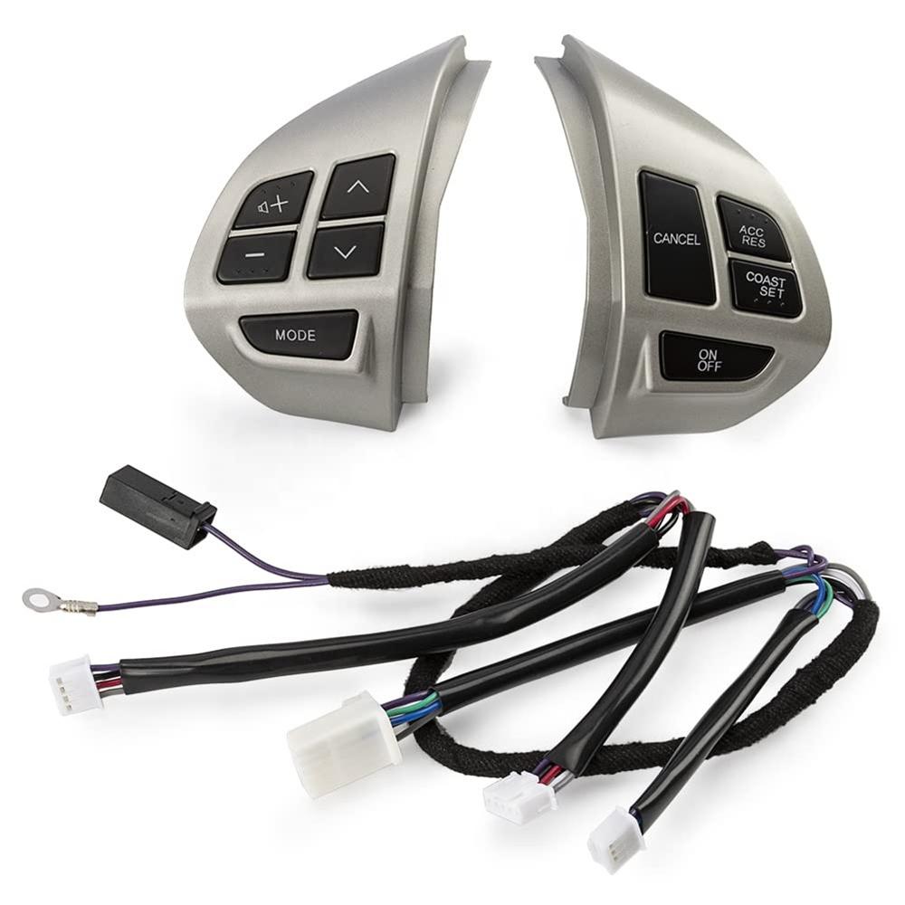 Steering Wheel Switch Buttons Silver For Mitsubishi Outlander ASX Laner