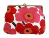 Marimekko Мини Уникко Полукас Кошелек-Мешочек на Застежке, Красный, 037773 001 MA-327 [Б/У]