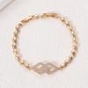 Fashionable Micropaved Zirconia Exquisite Women's Bracelet Simple Geometric Bracelet Gift Girlfriend Party