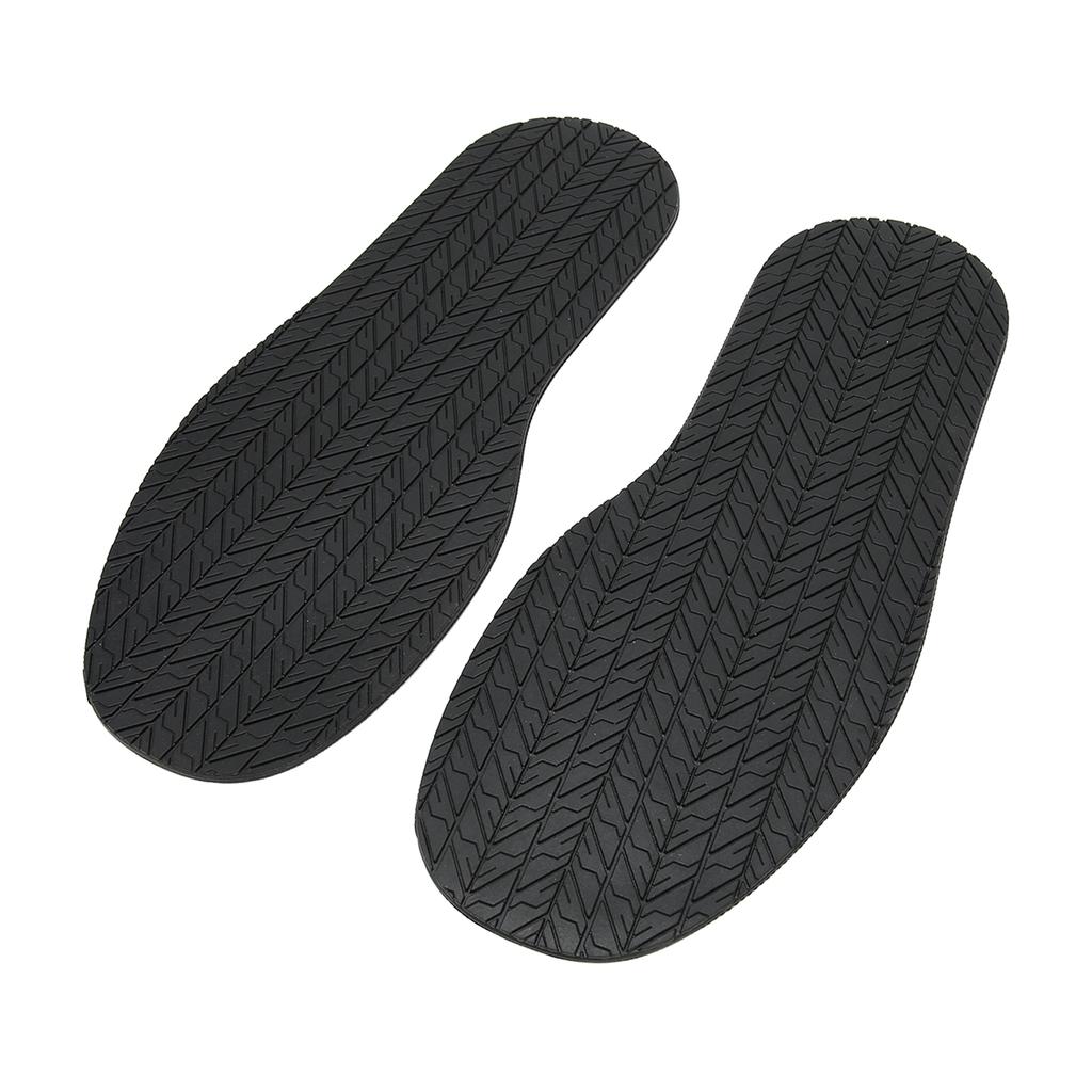 1 пара полных стелек 12,7 дюйма   4,9 дюйма в ширину Противоскользящие Поглощающие шум Резиновая подошва для обуви для ремонта Замены