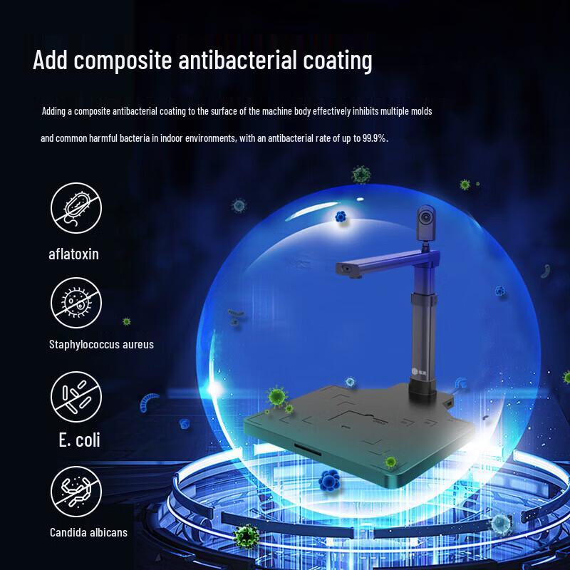 GEPAD HP-1334DSP-S 13MP A3 Dual Camera Document Scanner CN plug (adapter included)