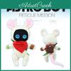 Очаровательная плюшевая кукла Astrobot для спасения, мягкая игрушка-кролик для детей и коллекционеров