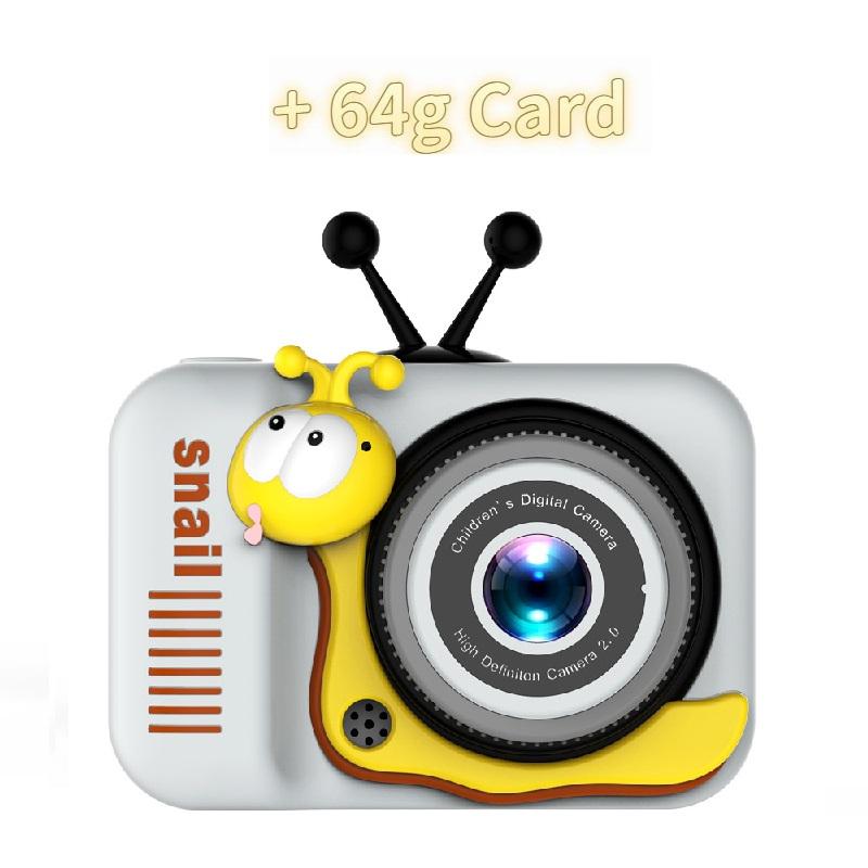 Детская камера Цифровая камера 20 МП Камера для детей Селфи 4-кратный цифровой зум 2,0-дюймовый экран Двойные линзы