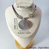 Bohemian Disc Pendant Necklace Versatile Fashion Necklace