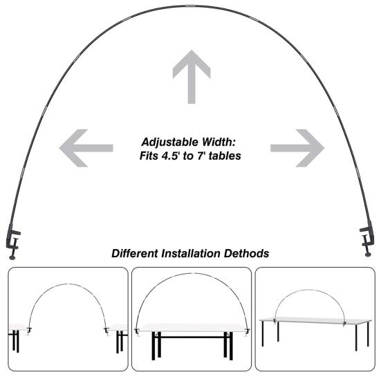 1 компл. подставка для демонстрации воздушных шаров, опорная рамка, арочная рамка из воздушных шаров с металлическими зажимами, настольные воздушные шары, гирлянды, украшения для вечеринки по случаю дня рождения, украшения для детского душа
