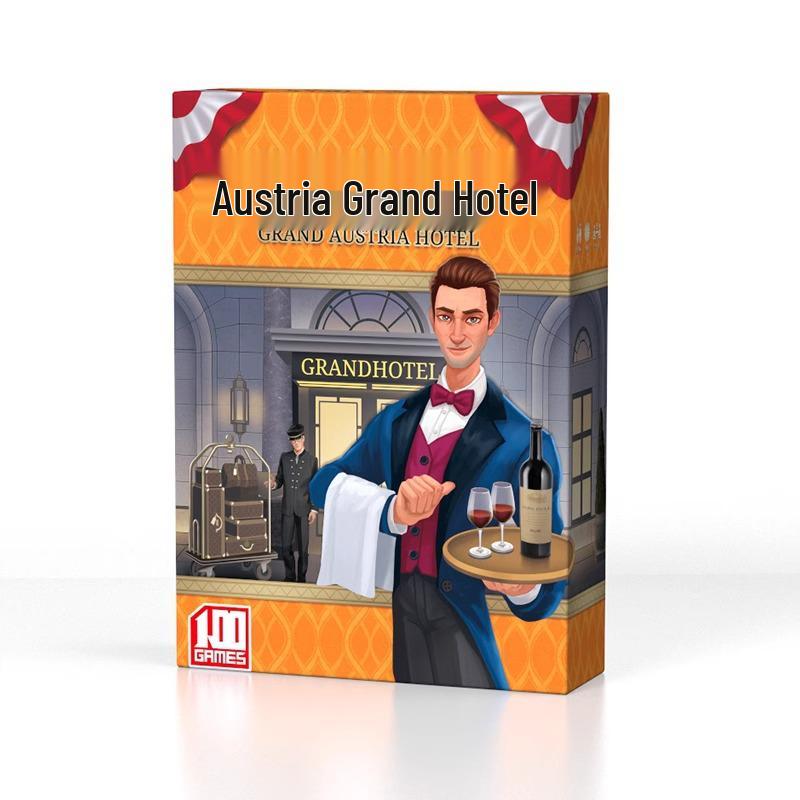 Настольная игра Grand Austria Hotel с картами и 2 дополнениями - Игра для вечеринки для взрослых