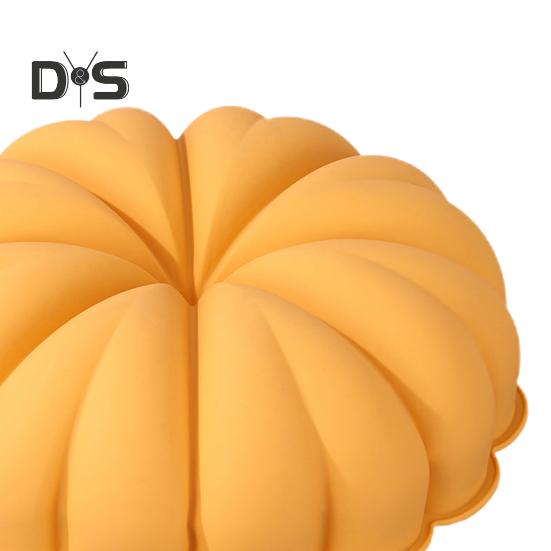 Форма для торта с тыквой на Хэллоуин, легко снимается с антипригарным покрытием, удобна в очистке, пищевая кухонная силиконовая форма для торта