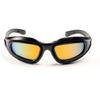 Military-style tactical protective eyewear, field shooting polarized goggles, impact-resistant sports equipment