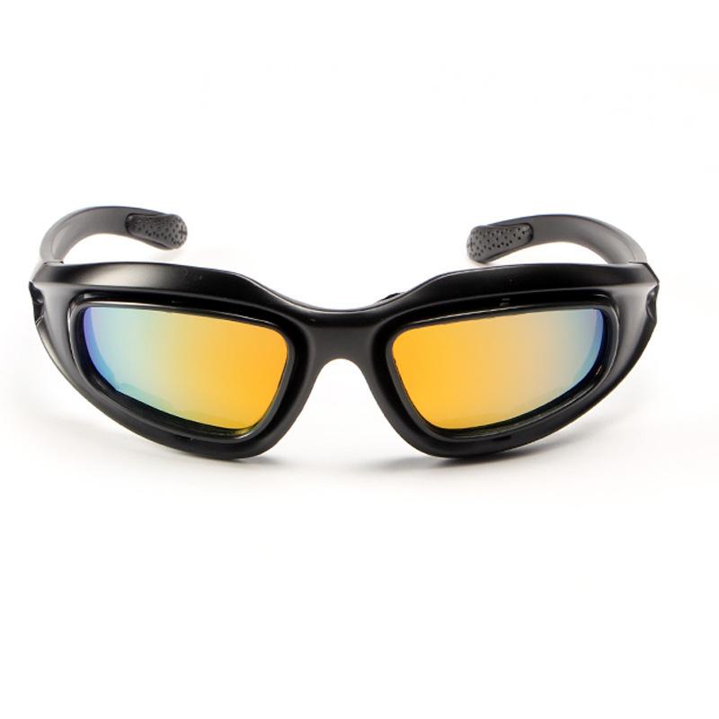 Military-style tactical protective eyewear, field shooting polarized goggles, impact-resistant sports equipment