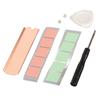 M.2 2280 SSD Copper Heat Sink Stable Rustproof Hard Disk Heat Sink with Silicone Thermal Pad for M.2 2280 NVMe SSD