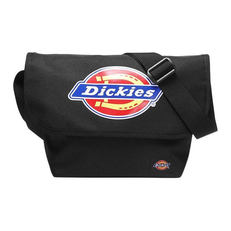 Dickies Printed Colorful Logo Messenger Bag Unisex Shoulder Bag Black 192U90LBB35BK02
