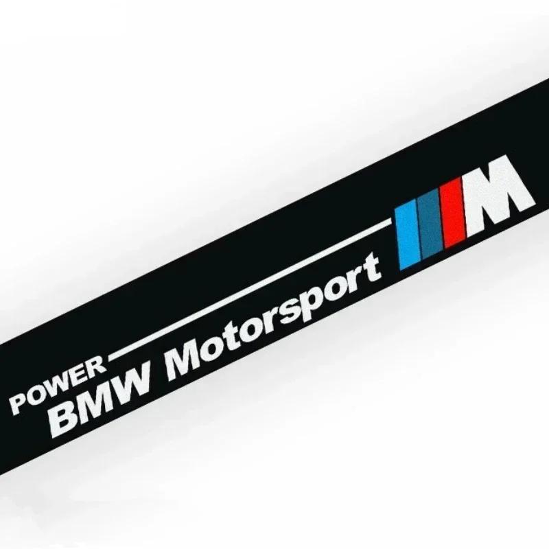 BMW Car Front Rear Windshield Sticker Motorsport Letters Decals Decoration For BMW E60 E90 F10 F30 E46 G01 G20 G30 E84 F48 F39 HGB46