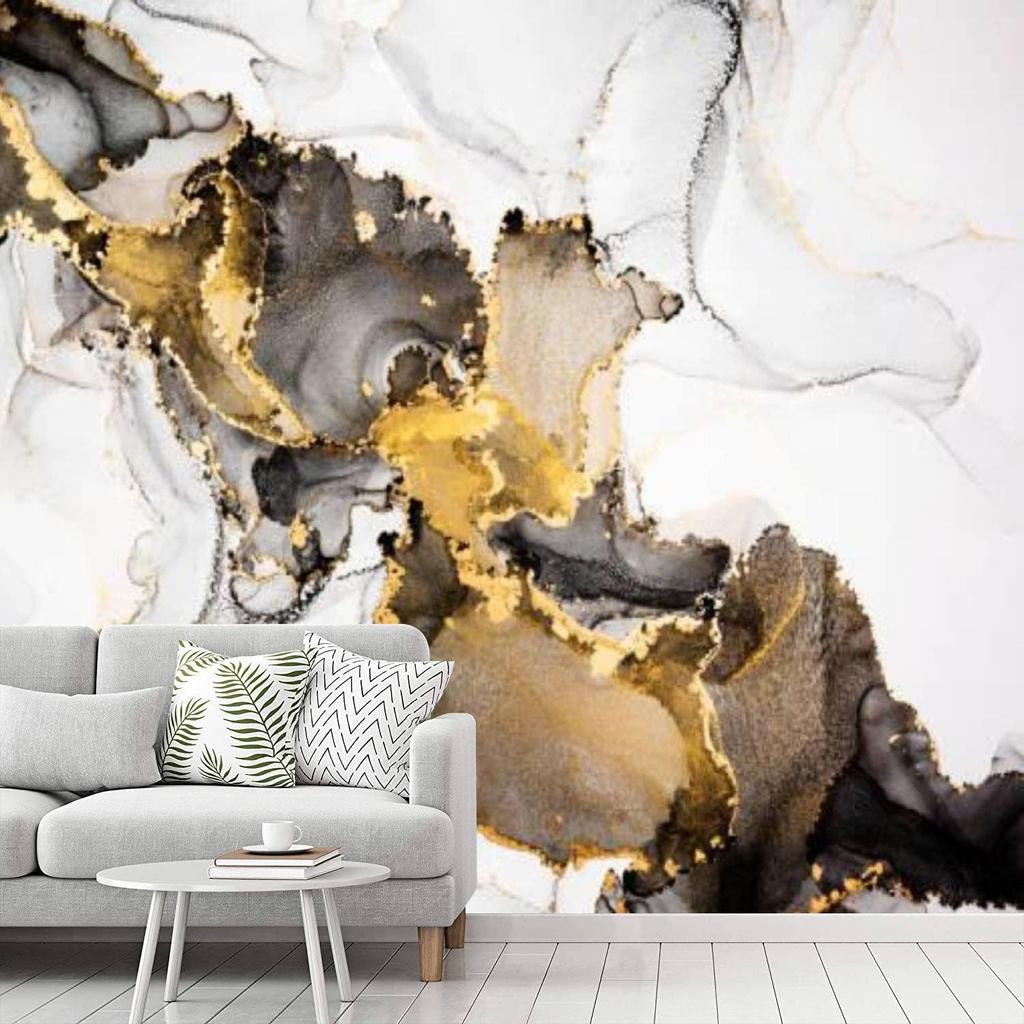 Роскошные абстрактные обои, художественная роспись, съемная настенная роспись для комнаты, дома, спальни, гостиной, украшения, настенные обои