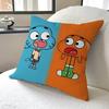 Удивительный мир Гамбола Персонализированная наволочка для подушки Пыльник Спальня Детская вечеринка Украшение Наволочка День рождения Детский подарок