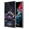 Buddhist Fire Lotus Capa Phone Case For Samsung S26 Ultra S25 Edge Galaxy S23 S21 S20 S24 FE S22 S10 Plus Cover Clear TPU Shell