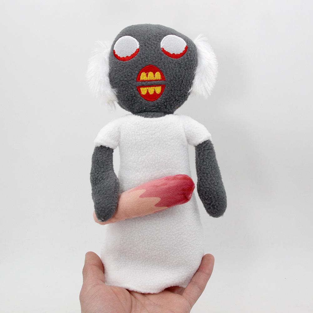 Roblox 25cm Granny Scary Zombie Plush Doll Horror Game Peripheral Soft Stuffed Toy For Kids And Game Fan Collectible Play Figure