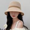 Elegant Bow Fisherman Hat UV Protection Sunscreen Bucket Cap Lightweight Woman Sun Hat  Camping