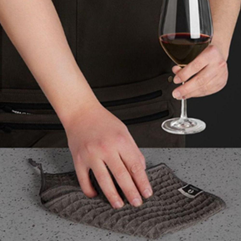 High Fiber Coffee Machine Cleaning Towel No Lint Bar Towel Kichen Tools Cleaning Towel Household