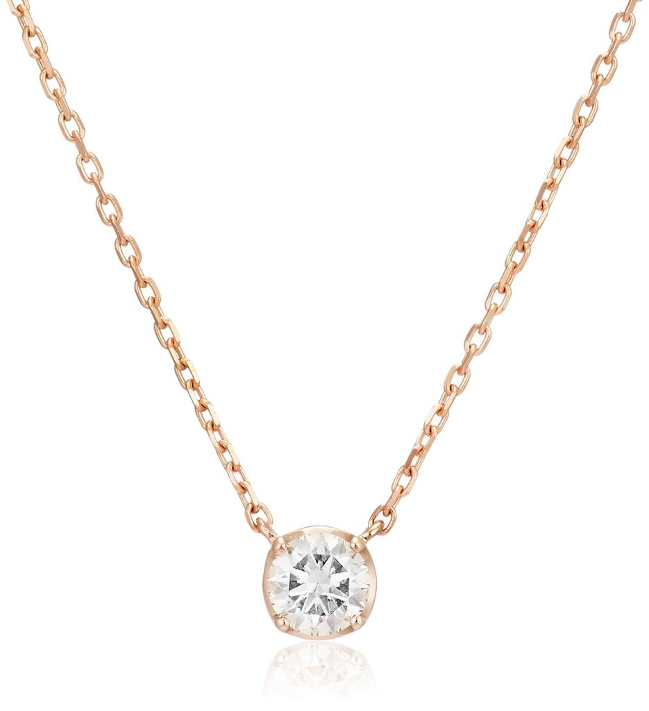 K18 Pink Gold Necklace [Yondo Sea] 4℃ 11173-112-3107-00-00 Women's