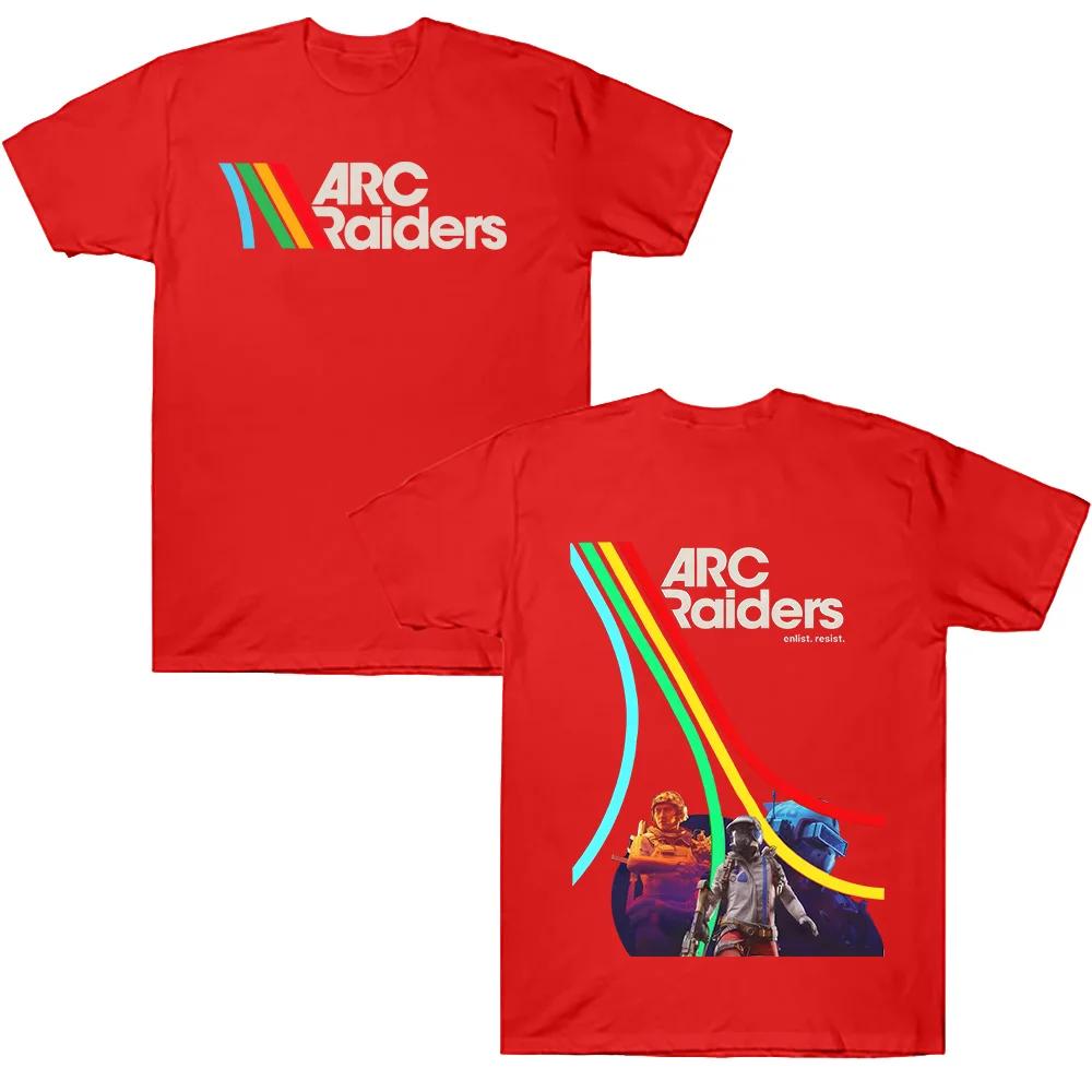 Футболка с принтом ARC Raiders для мужчин и женщин, Модная одежда в стиле Y2K для видеоигр, Высококачественная хлопковая футболка с коротким рукавом