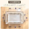 Storage box folding 2025 transparent color set 3 5-sided opening lid stackable container foldable space-saving clothing case caster plastic stylish