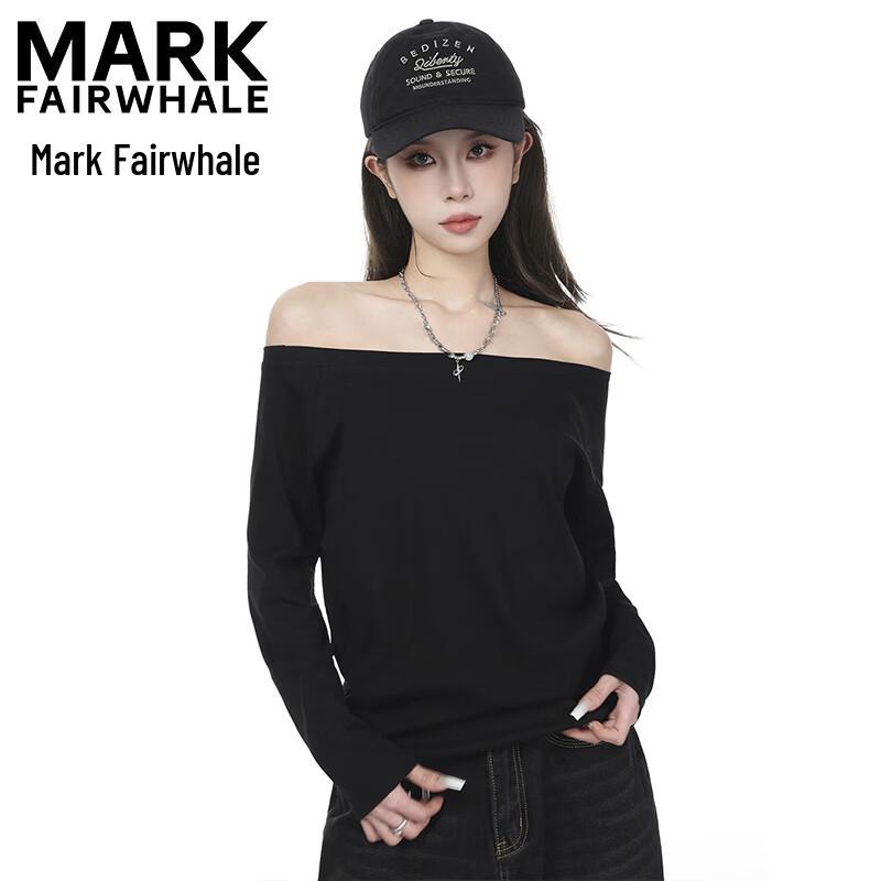 Mark Fairwhale Женская футболка с длинным рукавом и открытыми плечами